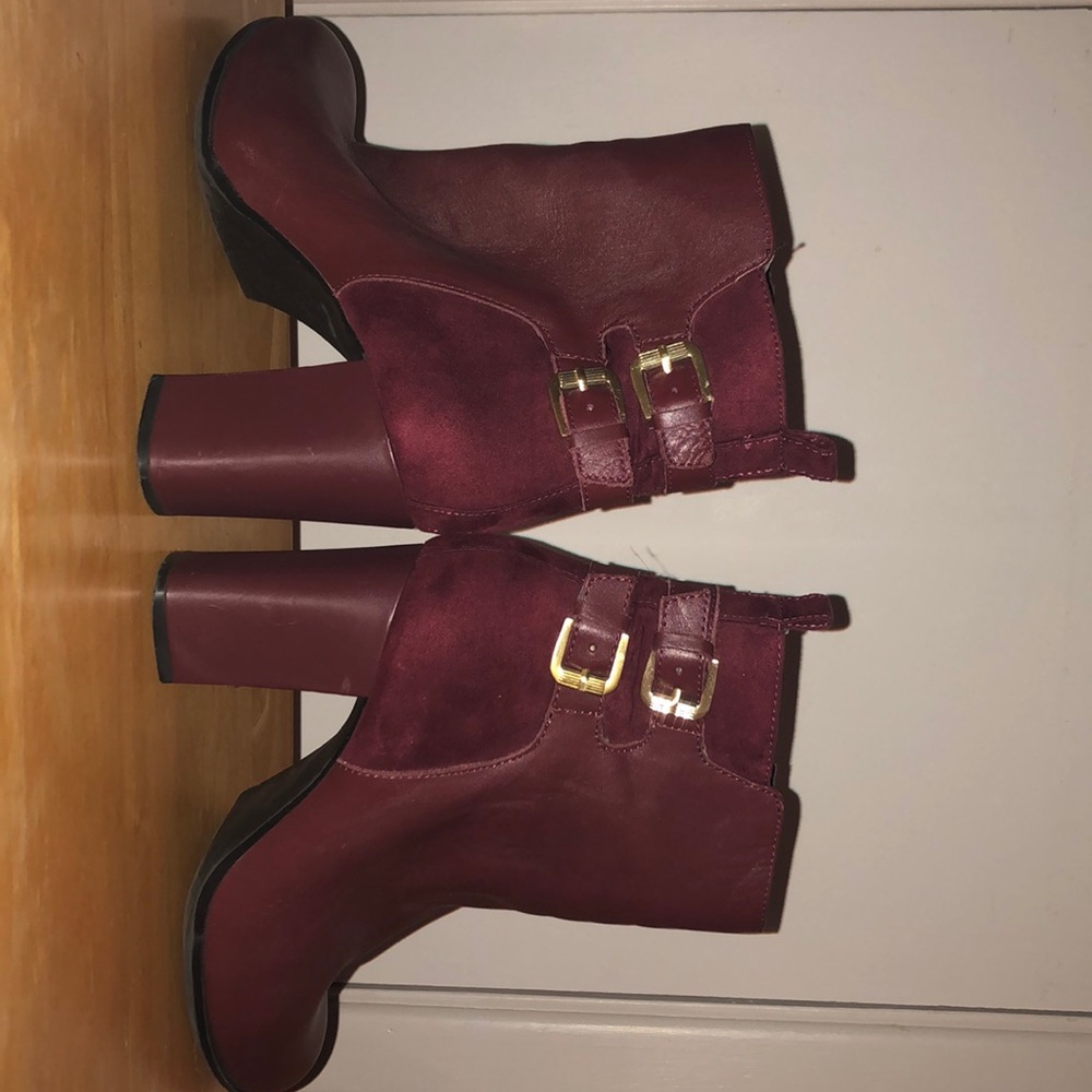 Kenneth Cole High Heel Boots (Leather & Suede) - Picture 2 of 7